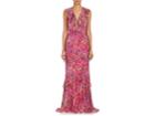 Saloni Women's Rita Floral Silk Maxi Dress