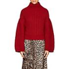 Lanvin Women's Chunky Wool-blend Sweater-red