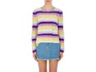 Marc Jacobs Women's Striped Cable-knit Cashmere Sweater
