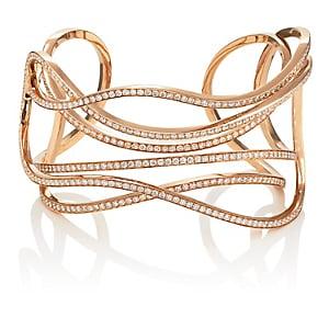 Dauphin Women's Serpentine Cuff-gold