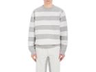 Adidas Originals By Alexander Wang Men's Striped Cotton Sweatshirt
