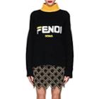 Fendi Women's Fendi Mania Wool-cashmere Sweater-black