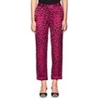 Robert Rodriguez Women's Leopard-print Satin Pants-pink