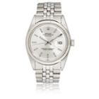 Vintage Watch Men's Rolex 1960 Oyster Perpetual Datejust Watch-silver