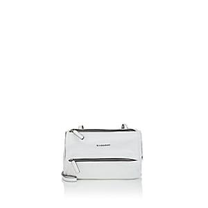Givenchy Women's Pandora Mini Patent Leather Messenger Bag-white