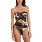 Eres Women's Cassiope Camouflage Strapless One-piece Swimsuit