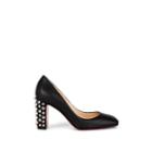 Christian Louboutin Women's Donna Spike-embellished Leather Pumps - Black, Silver