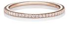 Raphaele Canot Women's Pink Gold Skinny Deco Eternity Ring