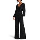 Azeeza Women's Lorca Jewel-embellished Silk Jumpsuit - Black