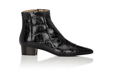 The Row Women's Alligator Ambra Ankle Boots