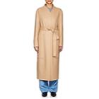 The Row Women's Paret Wool-cashmere Melton Coat-camel
