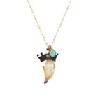 Julie Wolfe Women's Shell & Pearl Pendant Necklace - Gold