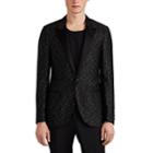 Lanvin Men's Satin-trimmed Sequined One-button Tuxedo Jacket - Black