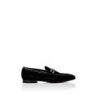 Salvatore Ferragamo Men's Boy Velvet Loafers-black