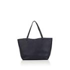 The Row Women's Park Leather Tote Bag-navy