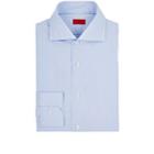 Isaia Men's Cotton Poplin Shirt-lt. Blue