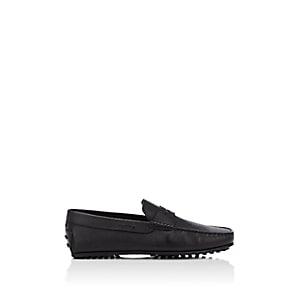 Tod's Men's Leather Penny Drivers - Black