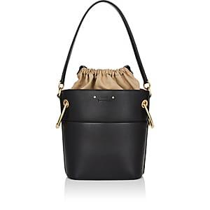 Chlo Women's Leather Bucket Bag-black