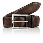 Harris Men's Burnished Smooth Leather Belt-green, Gray