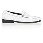 Re/done + Weejuns Women's Whitney Stamped-leather Penny Loafers-white