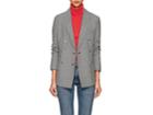 Barneys New York Women's Houndstooth Wool-mohair Double-breasted Blazer