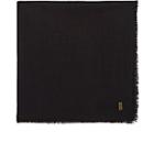 From The Road Men's Cashmere Pocket Square-black