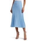 Altuzarra Women's Gabbiano Rib-knit Fit & Flare Skirt - Lt Blue