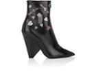 Saint Laurent Women's Niki Embellished Leather Ankle Boots