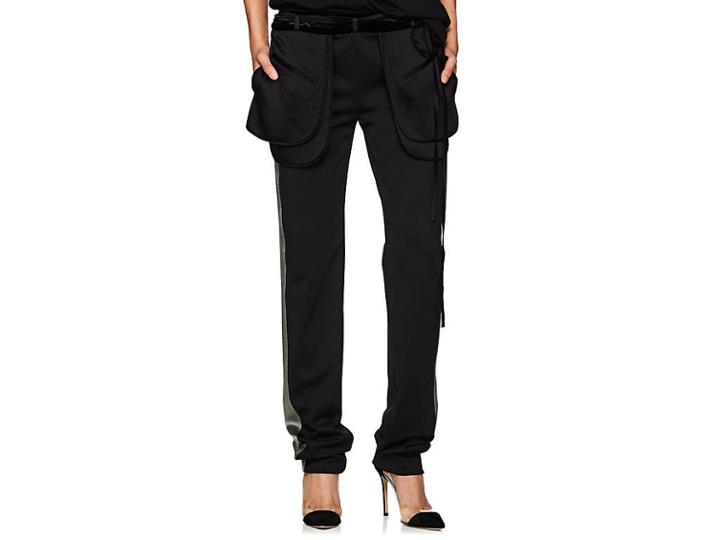 Valentino Women's Satin- & Velvet-trimmed Cargo Pants