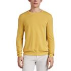 Loro Piana Men's Piqu-knit Cotton-blend Shirt - Yellow