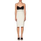 Narciso Rodriguez Women's Wool & Silk Fitted Slipdress-white