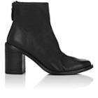 Marsll Women's Distressed Leather Ankle Boots-black