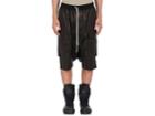 Rick Owens Men's Pod Leather Cargo Shorts