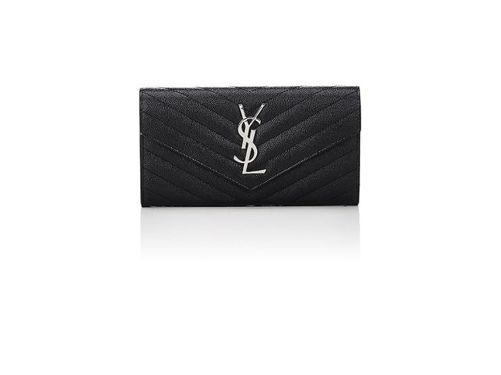 Saint Laurent Women's Monogram Leather Wallet