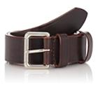 Felisi Men's Numbered Leather Belt-brown