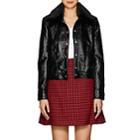 Barneys New York Women's Fur-collar Coated Jacket-black