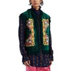 Gucci Men's Fringed Floral Chenille & Basket-weave Vest - Green