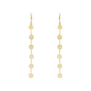 Jennifer Meyer Women's 6-circle Chain Drop Earrings - Gold