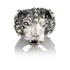 Emanuele Bicocchi Men's Themed Sterling Silver Ring-silver