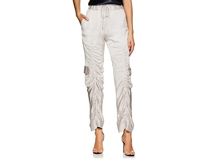 Manning Cartell Women's Off Duty Ruched Tech-satin Cargo Pants