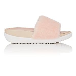 Fitflop Limited Edition Women's Shearling Slide Sandals-rose