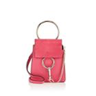 Chlo Women's Faye Mini Leather & Suede Bag-pink