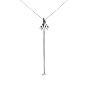 Pamela Love Women's Anemone Bolo Necklace-silver