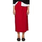A.l.c. Women's Ainsley Pliss Midi-skirt-red