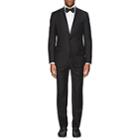 Isaia Men's Gregory Aquaspider Wool Two-button Tuxedo-black