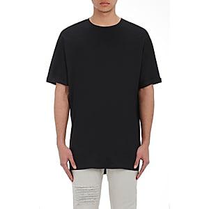 Helmut Lang Men's Jersey Oversized T-shirt-black
