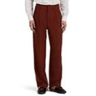 Gucci Men's Worsted Wool Wide-leg Trousers - Brown