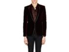 Saint Laurent Men's Velvet One-button Tuxedo Jacket