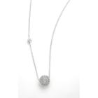Sara Weinstock Women's Illusion Round Necklace - White