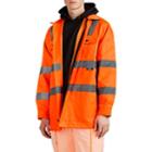 U.p.w.w. Men's Cotton-blend Oversized Shirt Jacket - Orange